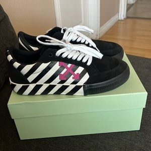 Off-White Men’s black Sneakers. Worn once!
